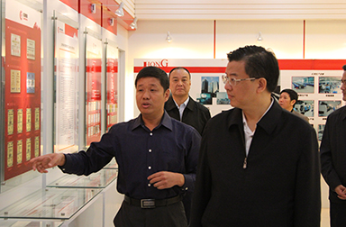 福建省委常委、省紀(jì)委書記倪岳峰調(diào)研虹潤(rùn)公司